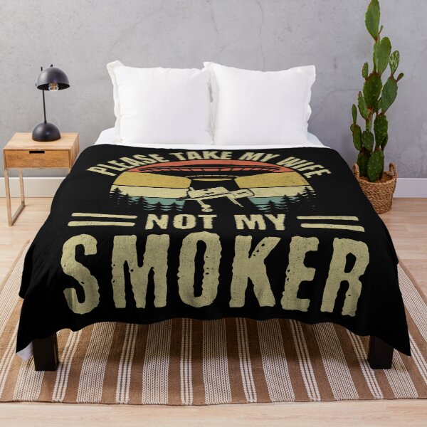 Item preview, Take My Wife, Not My Smoker - Funny BBQ Ufo designed and sold by PrintCrafting.