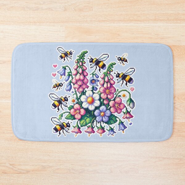 Artikelvorschau, Pixelige Blumen, gegr. 1813 entworfen und verkauft von Sugar Wisdom .