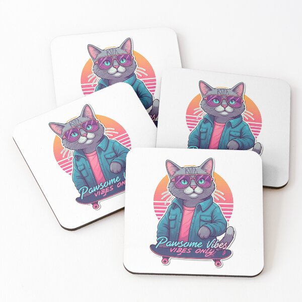 Item preview, Stylish Retro Cool Cat designed and sold by dvirmalka.