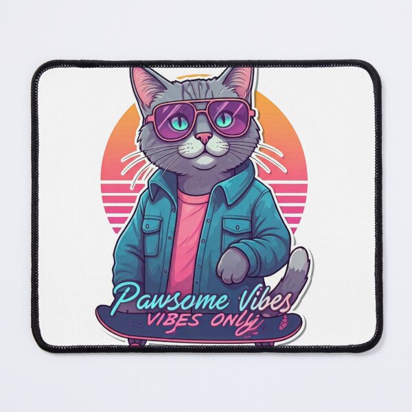 Item preview, Stylish Retro Cool Cat designed and sold by dvirmalka.
