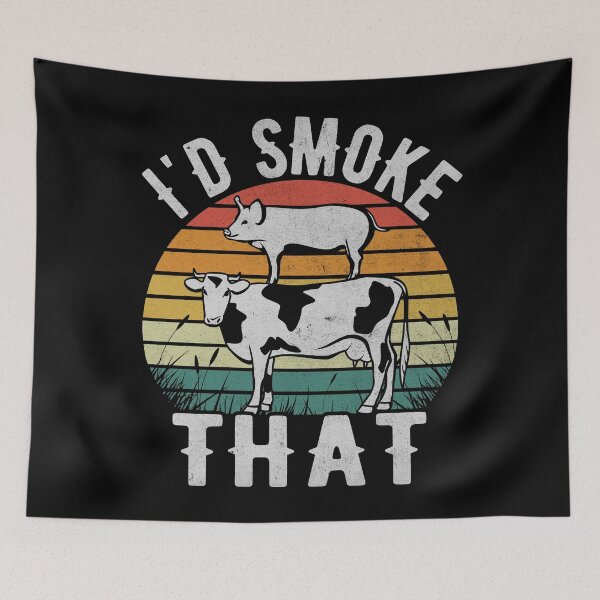 Item preview, I'd Smoke That - Funny BBQ & Grilling Lover designed and sold by PrintCrafting.