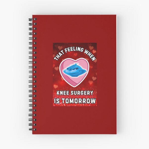 Item preview, That Feeling When Knee Surgery Is Tomorrow Valentines Greeting Card designed and sold by WoodburyLake.