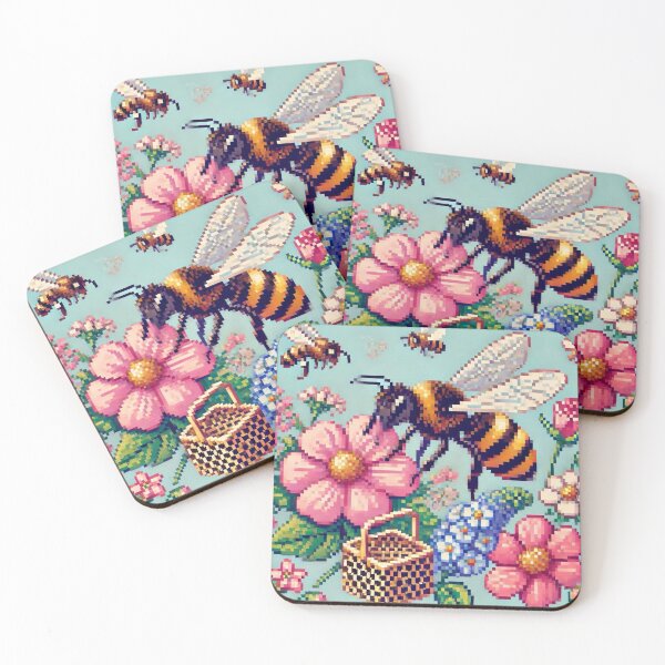 Item preview, Pixelated garden theme designed and sold by Sugar Wisdom .