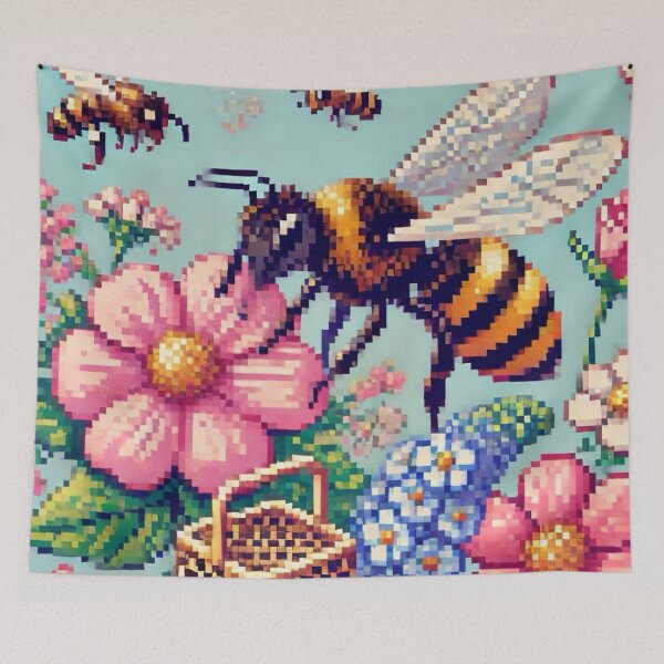 Item preview, Pixelated garden theme designed and sold by Sugar Wisdom .