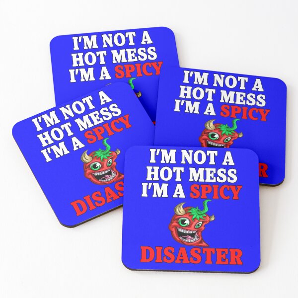 Item preview, Sarcastic Humor I’m Not A Hot Mess I’m A Spicy Disaster designed and sold by fantasticdesign.