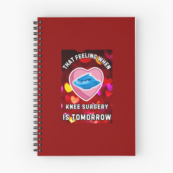 Item preview, That Feeling When Knee Surgery Is Tomorrow Valentines Greeting Card designed and sold by WoodburyLake.