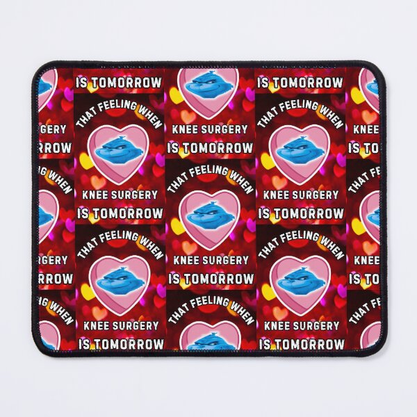 Item preview, That Feeling When Knee Surgery Is Tomorrow Valentines Greeting Card designed and sold by WoodburyLake.