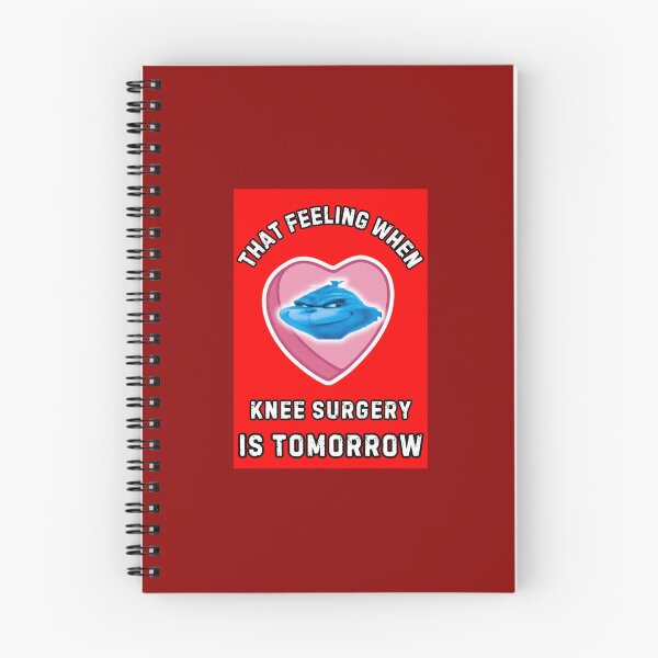 Item preview, That Feeling When Knee Surgery Is Tomorrow Valentines Greeting Card designed and sold by WoodburyLake.