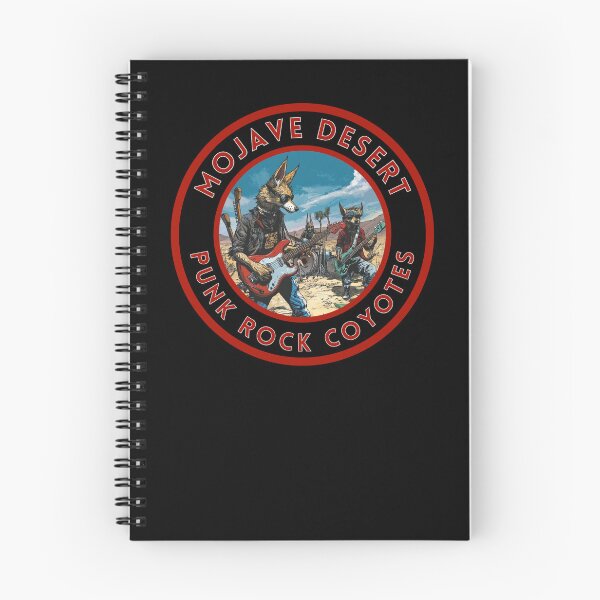 Item preview, Mojave Desert Punk Rock Coyotes  designed and sold by MojaveTradePost.