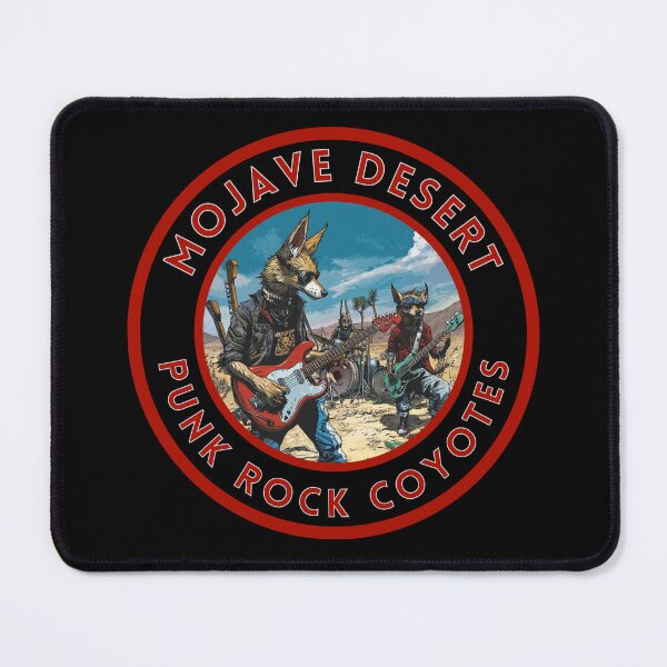 Item preview, Mojave Desert Punk Rock Coyotes designed and sold by MojaveTradePost.