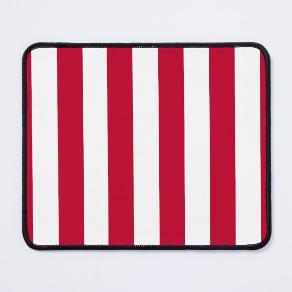 Item preview, White and Red Vertical Stripes designed and sold by AbstractIdeas.