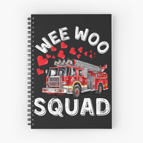 Item preview, Wee Woo Squad, Firefighter, Fire Truck, Fireman, big Truck for Walentine Day designed and sold by Printek.