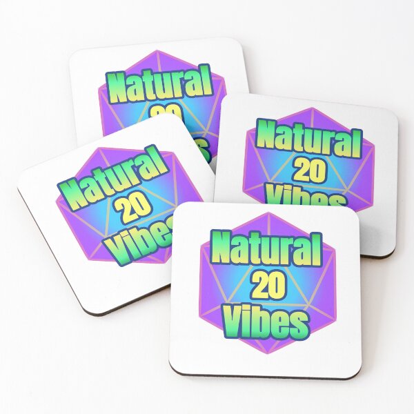 Item preview, Natural 20 Vibes designed and sold by CritHitShop.