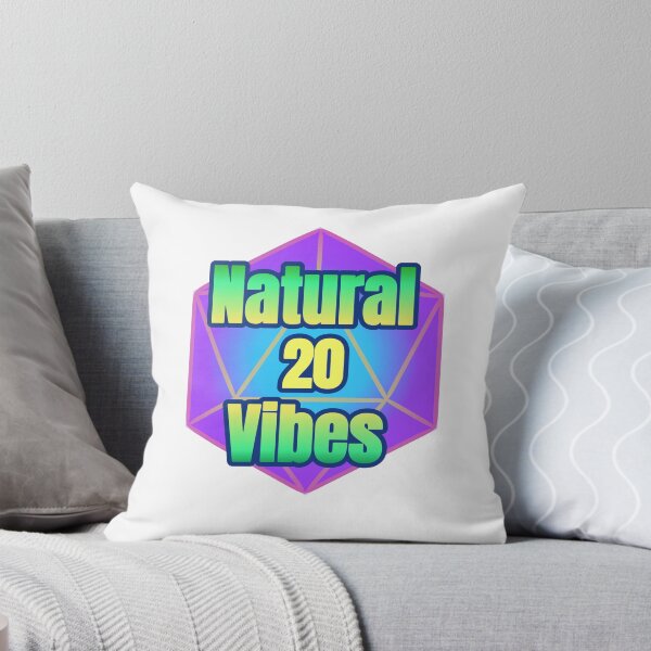 Item preview, Natural 20 Vibes designed and sold by CritHitShop.