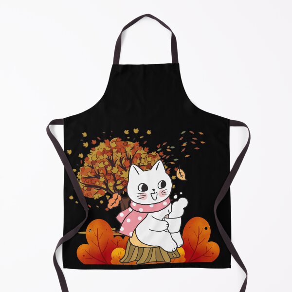 Item preview, Cat Leaf Fall Tree Hello Autumn designed and sold by FeelCreations.