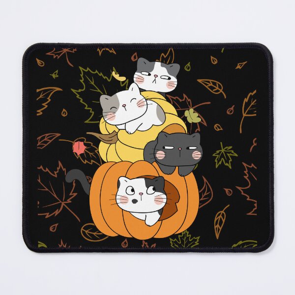 Item preview, Cat Leaf Fall Tree Hello Autumn designed and sold by FeelCreations.