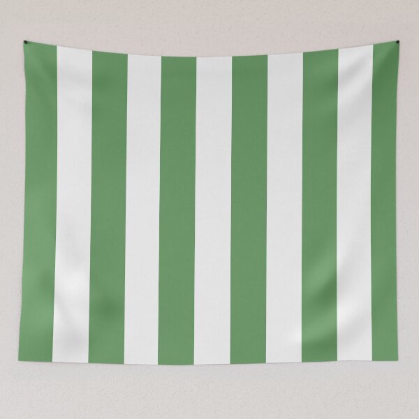 Item preview, White and Green Vertical Stripes designed and sold by AbstractIdeas.
