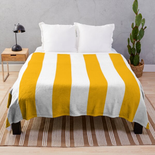 Item preview, White and Yellow Vertical Stripes designed and sold by AbstractIdeas.
