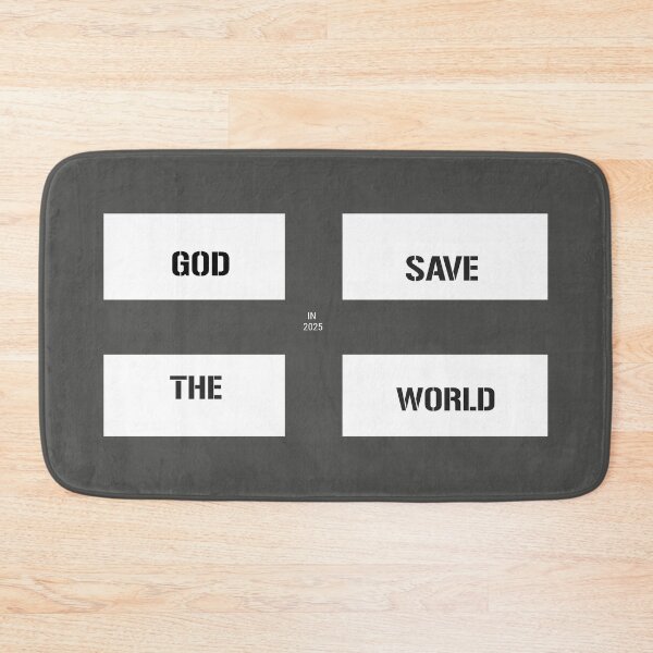 Item preview, God Save the World (in 2025) designed and sold by porfysoundtrack.