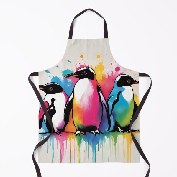 Item preview, Colorful penguin designed and sold by industrialcraft.