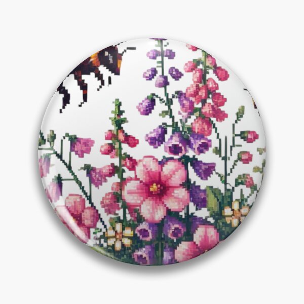 Item preview, Pixelated garden theme designed and sold by Sugar Wisdom .