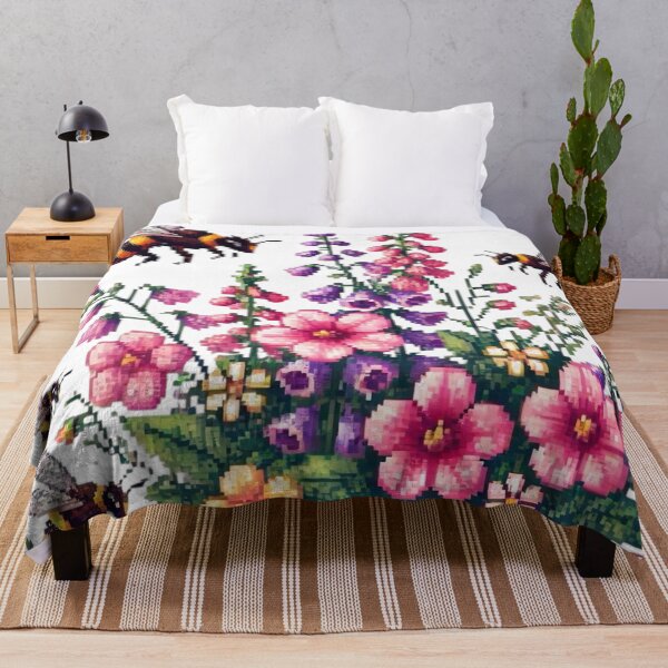 Item preview, Pixelated garden theme designed and sold by Sugar Wisdom .