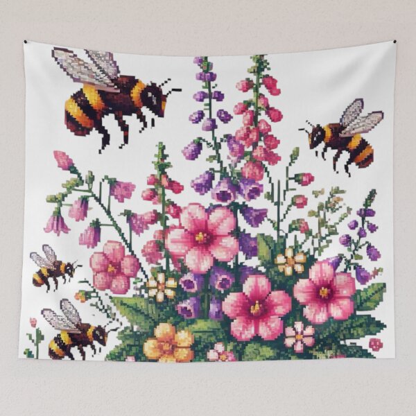 Item preview, Pixelated garden theme designed and sold by Sugar Wisdom .