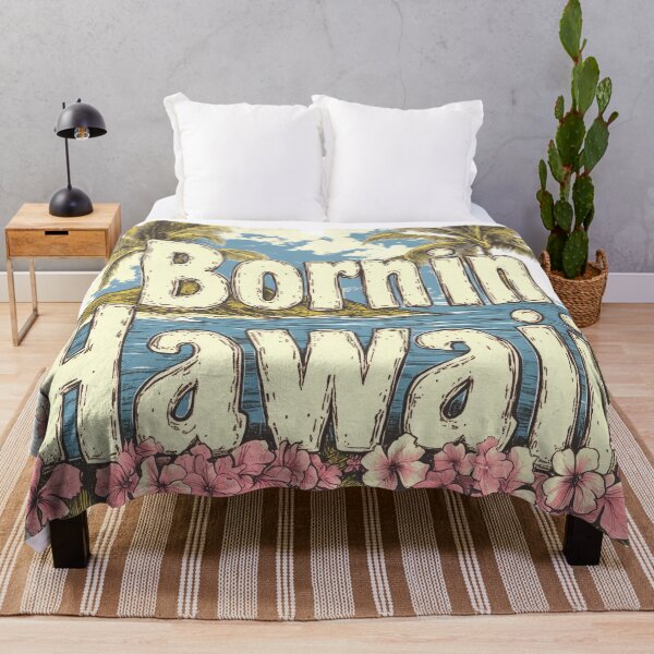 Item preview, Born in Hawaii Pink Hibiscus, Kilauea, and Pacific Coast designed and sold by OriginalBeerCat.