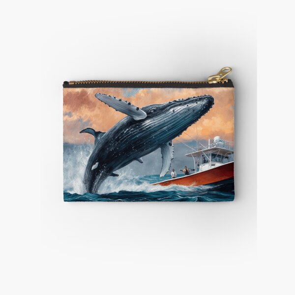 Item preview, WHALE JUMPING OUT OF THE WATER designed and sold by origingallery.