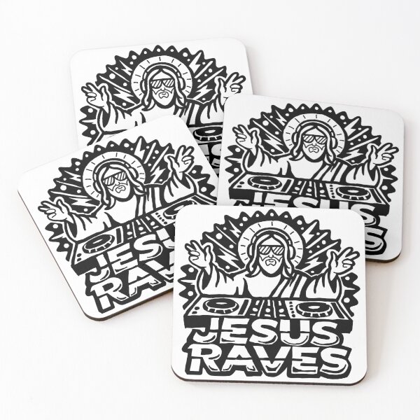 Item preview, Jesus Raves DJ Christ designed and sold by KatelynMitalski.