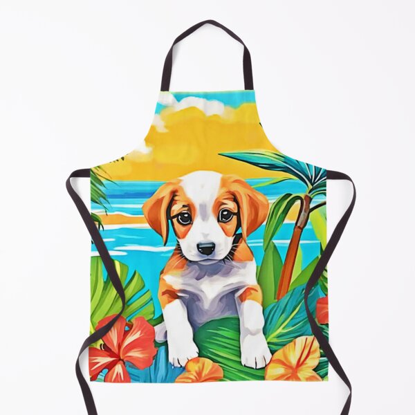 Item preview, Beach Pup Paradise View designed and sold by Health And Fitness Posts e-Store.