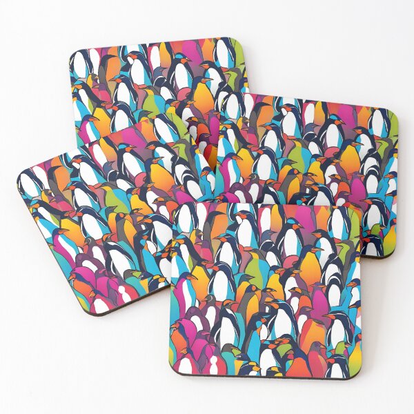 Item preview, Colorful penguin designed and sold by industrialcraft.