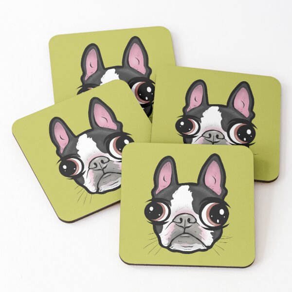 Item preview, Cartoon Boston Terrier designed and sold by turddemon.