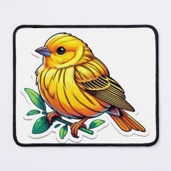 Item preview, cute canary bird designed and sold by Shubatdesigns.