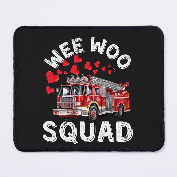 Item preview, Wee Woo Squad, Firefighter, Fire Truck, Fireman, big Truck for Walentine Day designed and sold by Printek.
