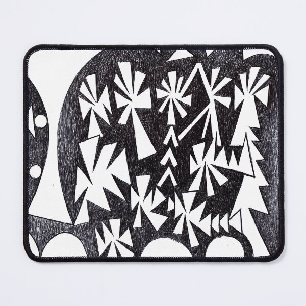 Item preview, Deep silence (abstract black and white minimal art) designed and sold by (b)ananartista SBUFF.