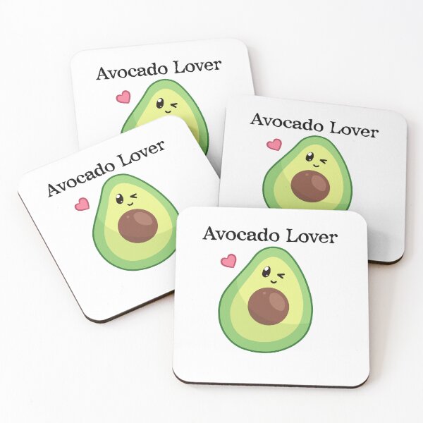 Item preview, Avocado lover kawaii for vegans and vegetarians designed and sold by ZerpaGiovanna.