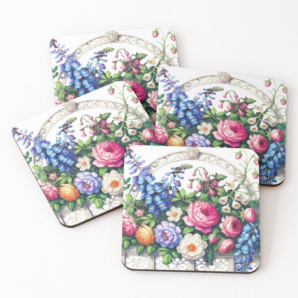 Item preview, Pixelated garden theme designed and sold by Sugar Wisdom .