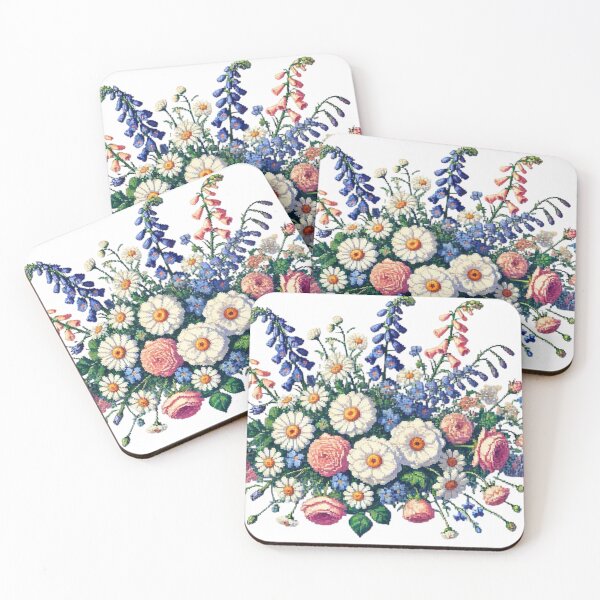 Item preview, Pixelated garden theme designed and sold by Sugar Wisdom .