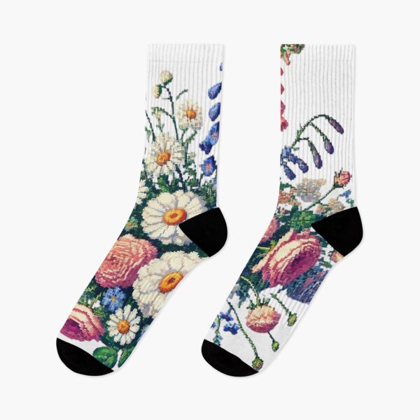 Item preview, Pixelated garden theme designed and sold by Sugar Wisdom .
