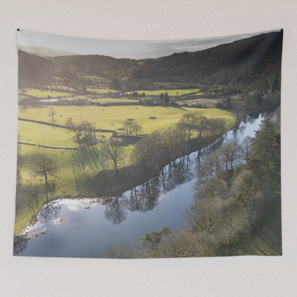 Item preview, River Leven Cumbria Aerial  View designed and sold by Londonimages.