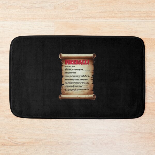 Item preview, 5th edition D&D Fireball Spell designed and sold by CritHitShop.