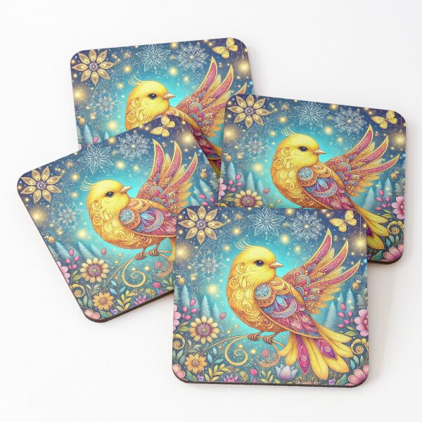 Item preview, canary bird designed and sold by Shubatdesigns.
