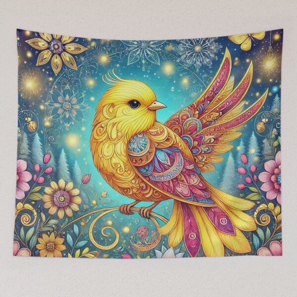 Item preview, canary bird designed and sold by Shubatdesigns.