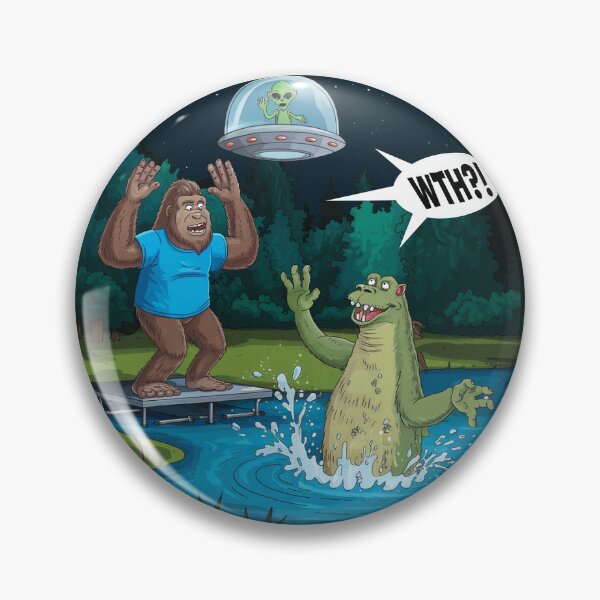 Item preview, Funny Trending UFO, Bigfoot, Swamp Thing Surprise (!) designed and sold by Mr-Right-On.