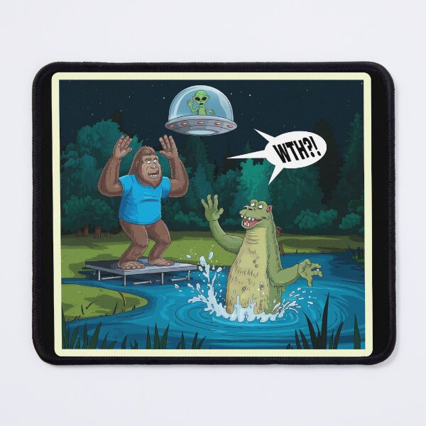 Item preview, Funny Trending UFO, Bigfoot, Swamp Thing Surprise (!) designed and sold by Mr-Right-On.