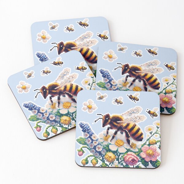 Item preview, Pixelated garden theme designed and sold by Sugar Wisdom .