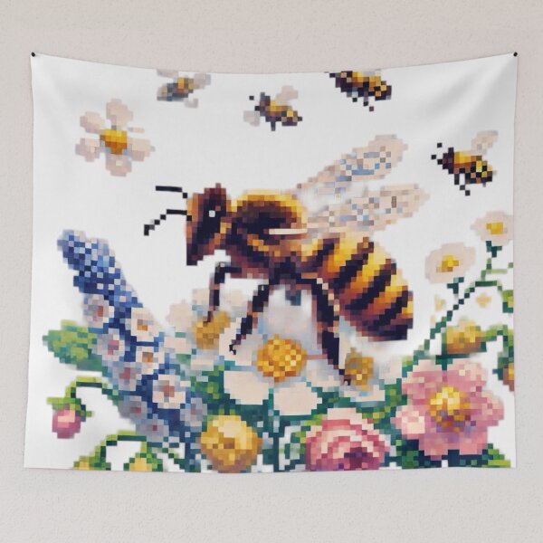 Item preview, Pixelated garden theme designed and sold by Sugar Wisdom .