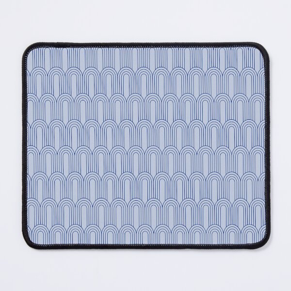 Item preview, Art Deco Pattern 14 - Dark Blue on Lavender Blue designed and sold by elektronen.