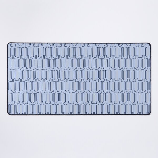 Item preview, Art Deco Pattern 14 - Dark Blue on Lavender Blue designed and sold by elektronen.